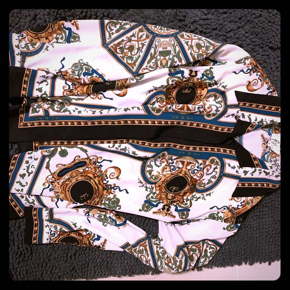 Vintage “Versace” style blouse